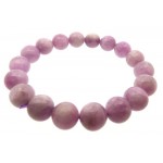 10mm Kunzite Gemstone Power Bracelet